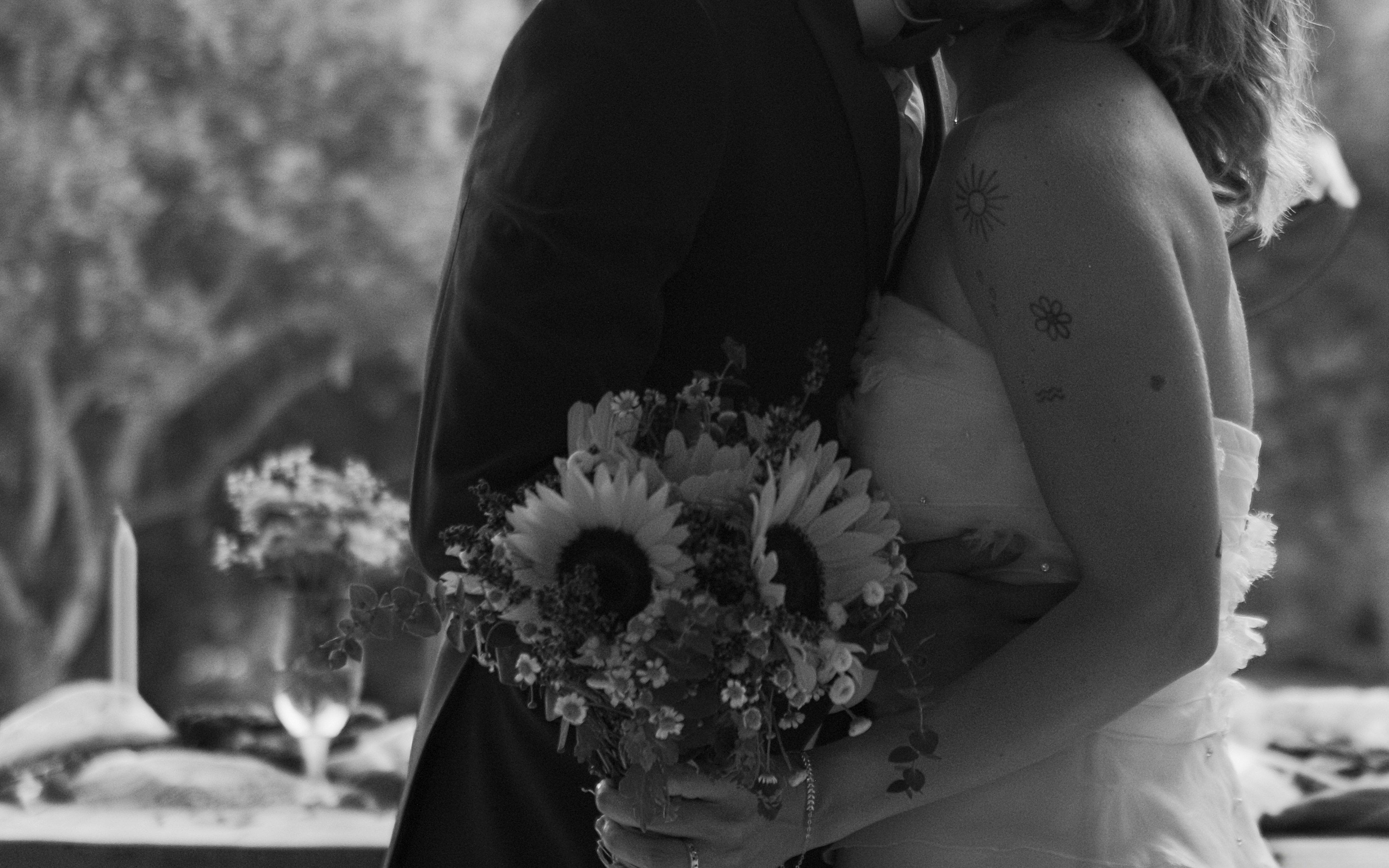 Fondo de tatuajes para bodas